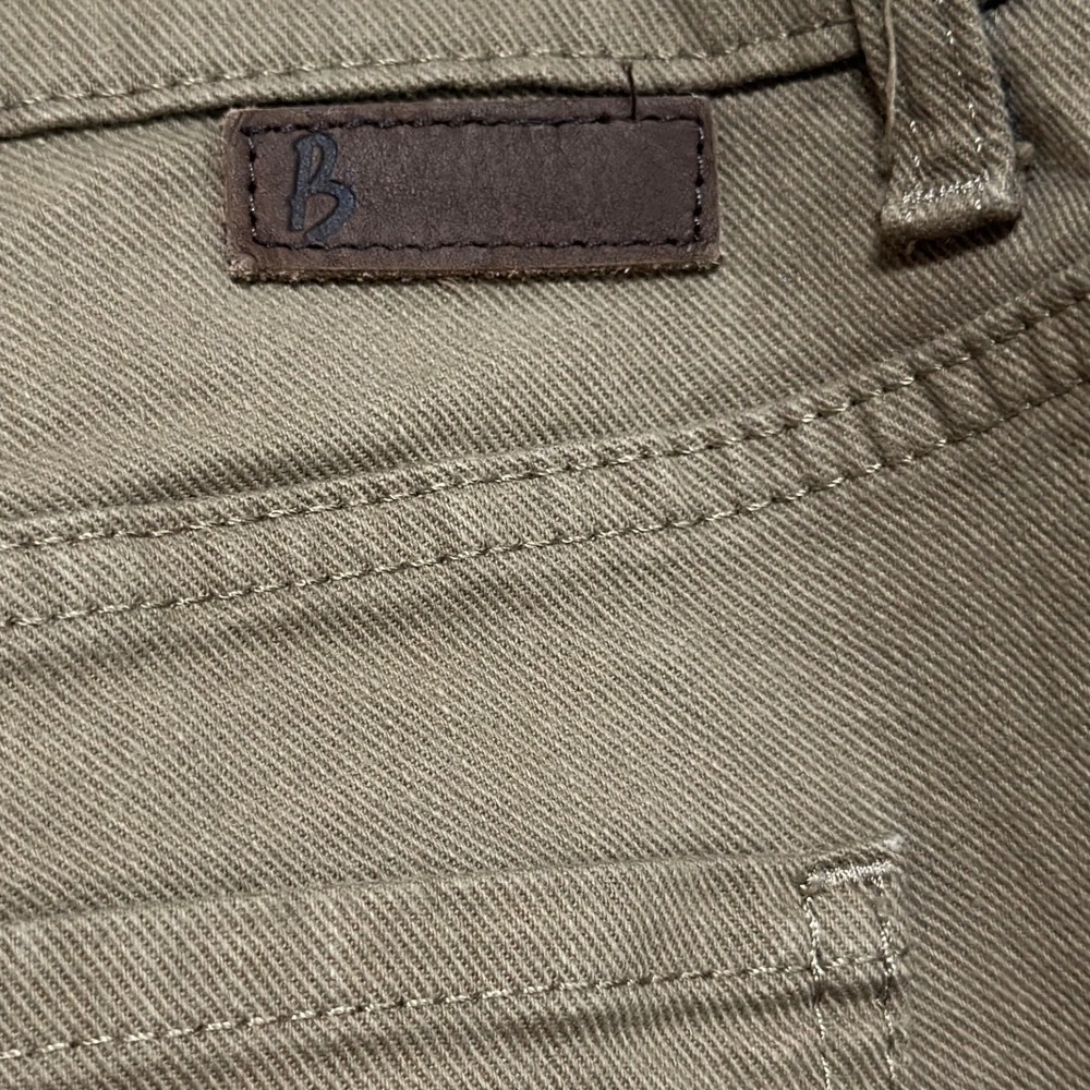 Boden Straight Leg Pants Women Khaki Stretch Cotton Twill Minimalist Earthy 10L - Picture 3 of 6